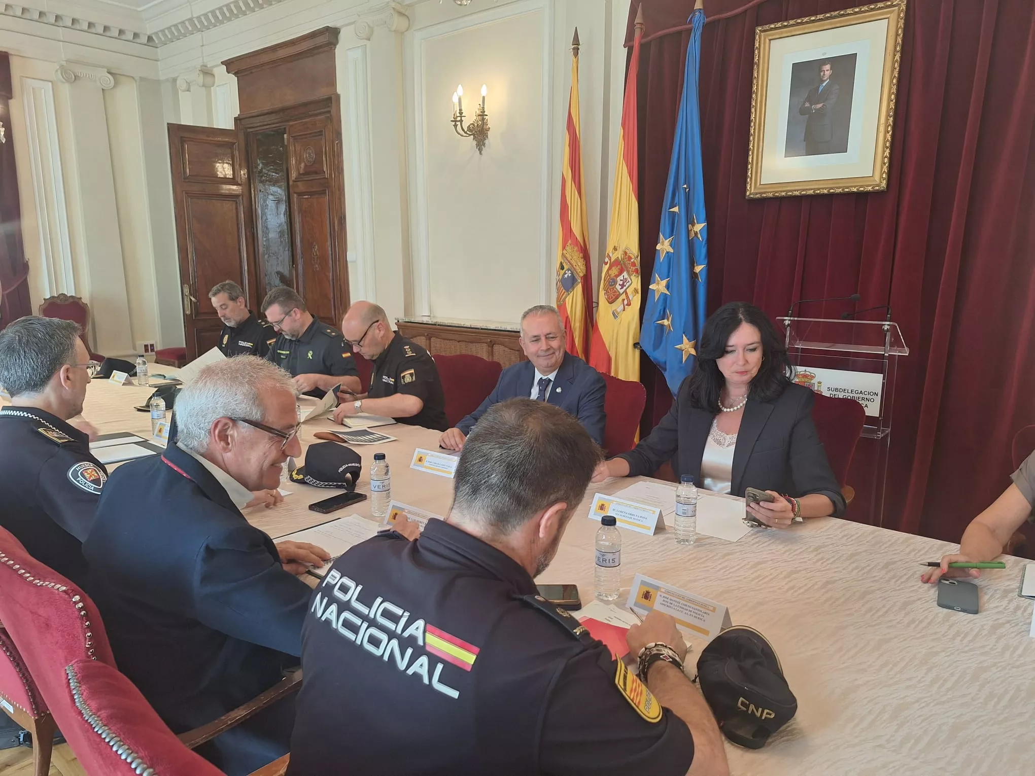Huesca activa un dispositivo policial sin precedentes para garantizar la seguridad en San Lorenzo.
