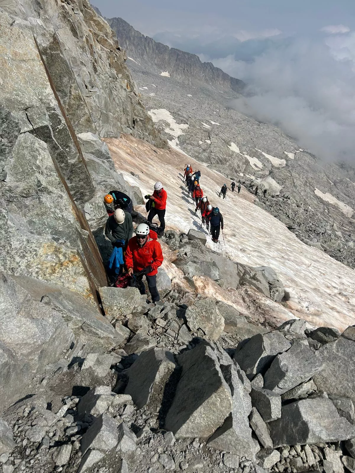 Hacia la cumbre vertiente Norte 