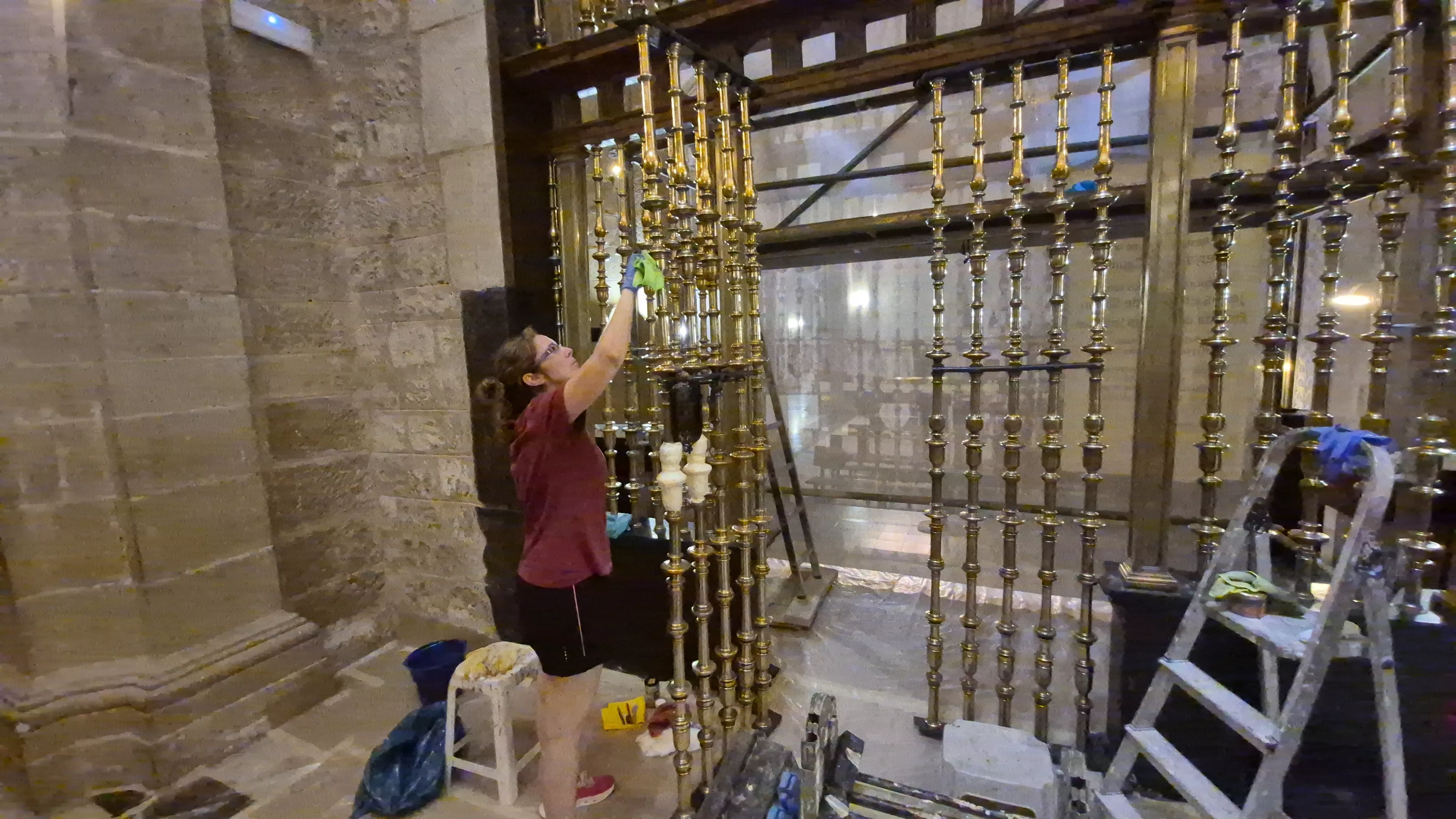 La capilla del Santo Cristo de los Milagros ha recuperado la luz. Foto Myriam Martínez