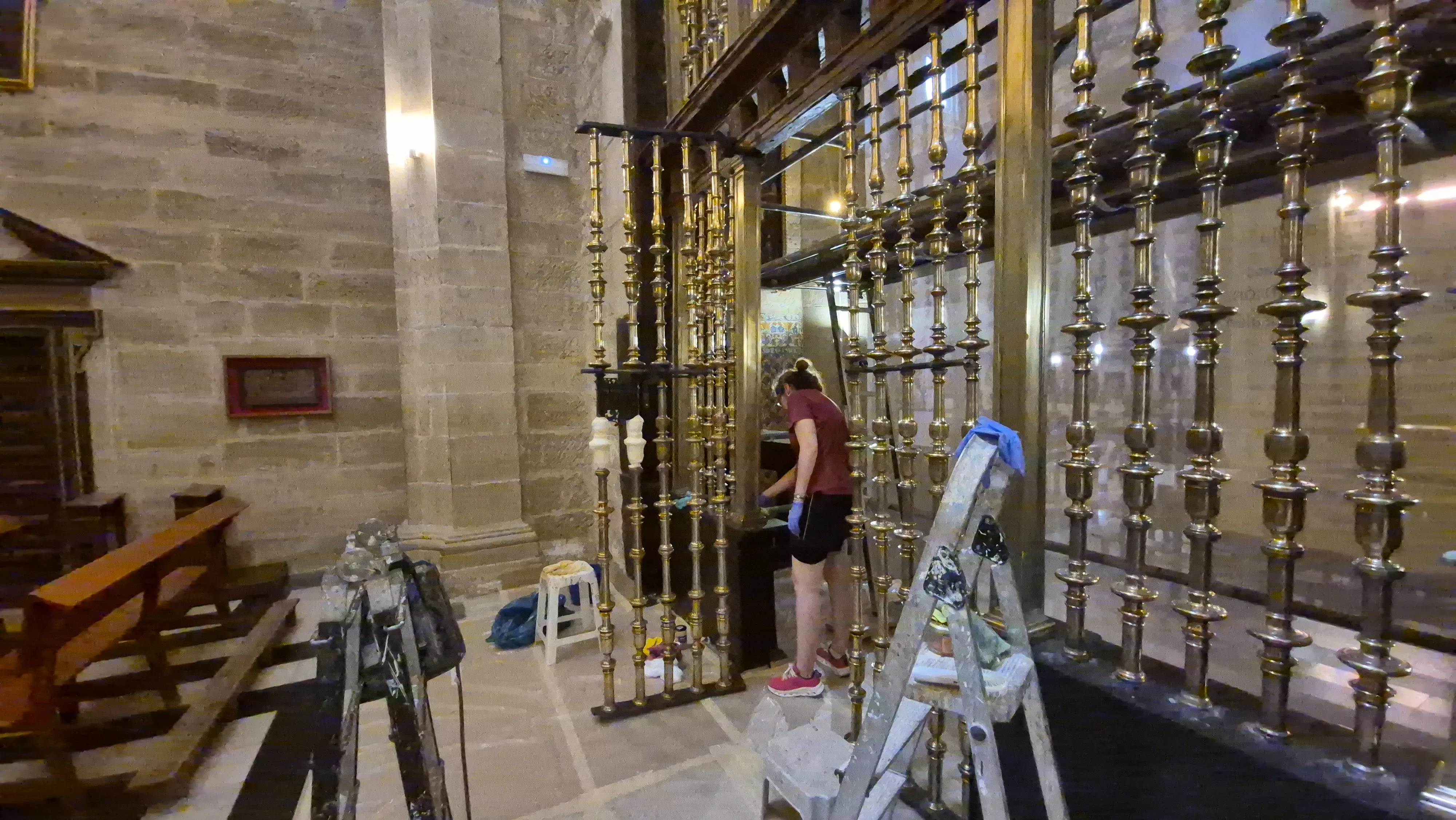 La capilla del Santo Cristo de los Milagros ha recuperado la luz. Foto Myriam Martínez