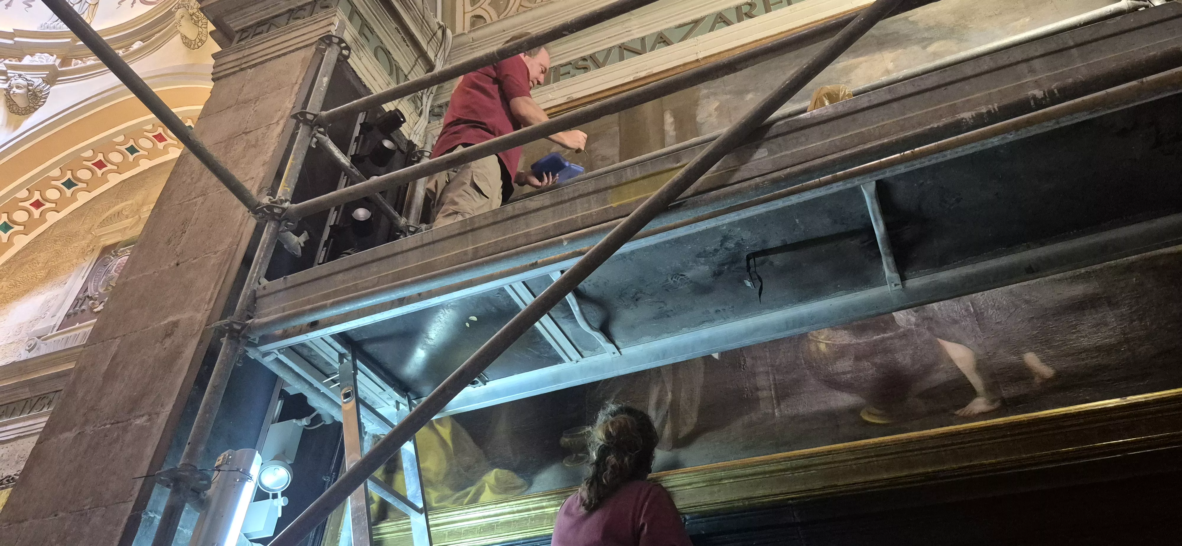 La capilla del Santo Cristo de los Milagros ha recuperado la luz. Foto Myriam Martínez