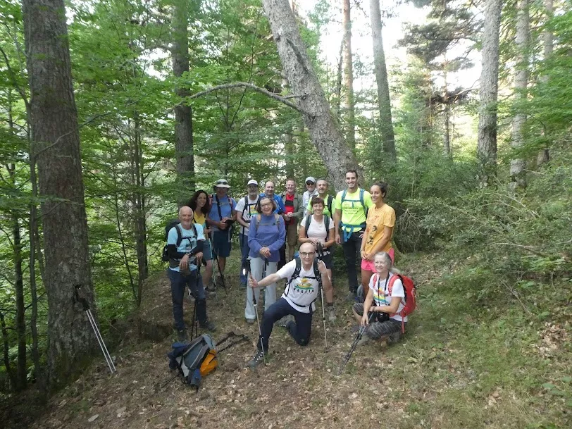 El grupo durante la excursión.