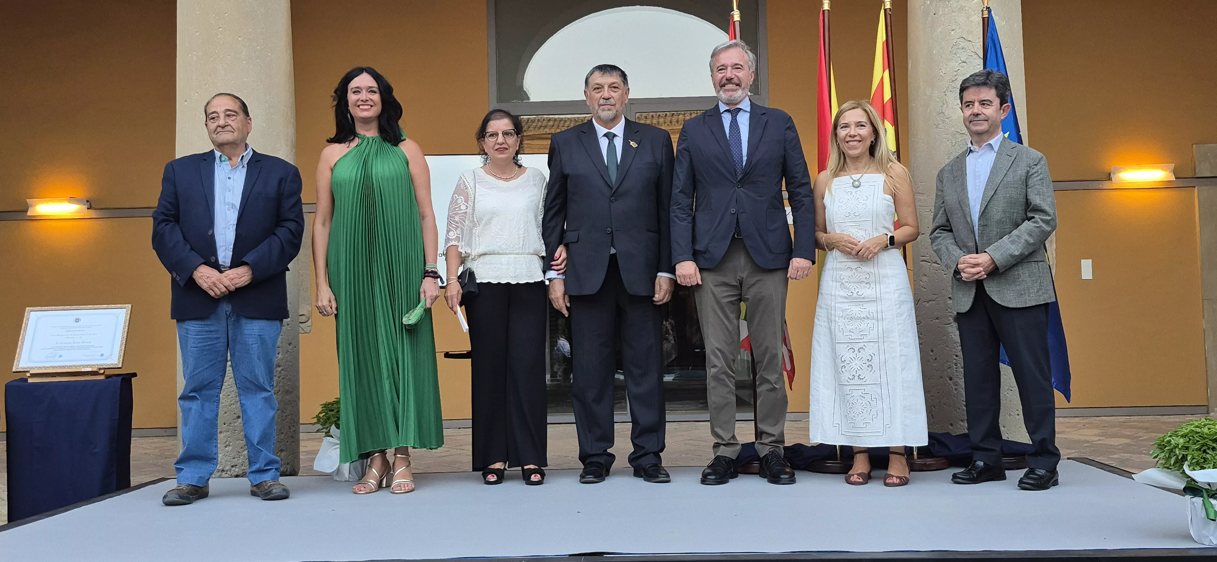 Entrega de la Parrilla de Oro a Ernesto Escar. Foto Myriam Martínez