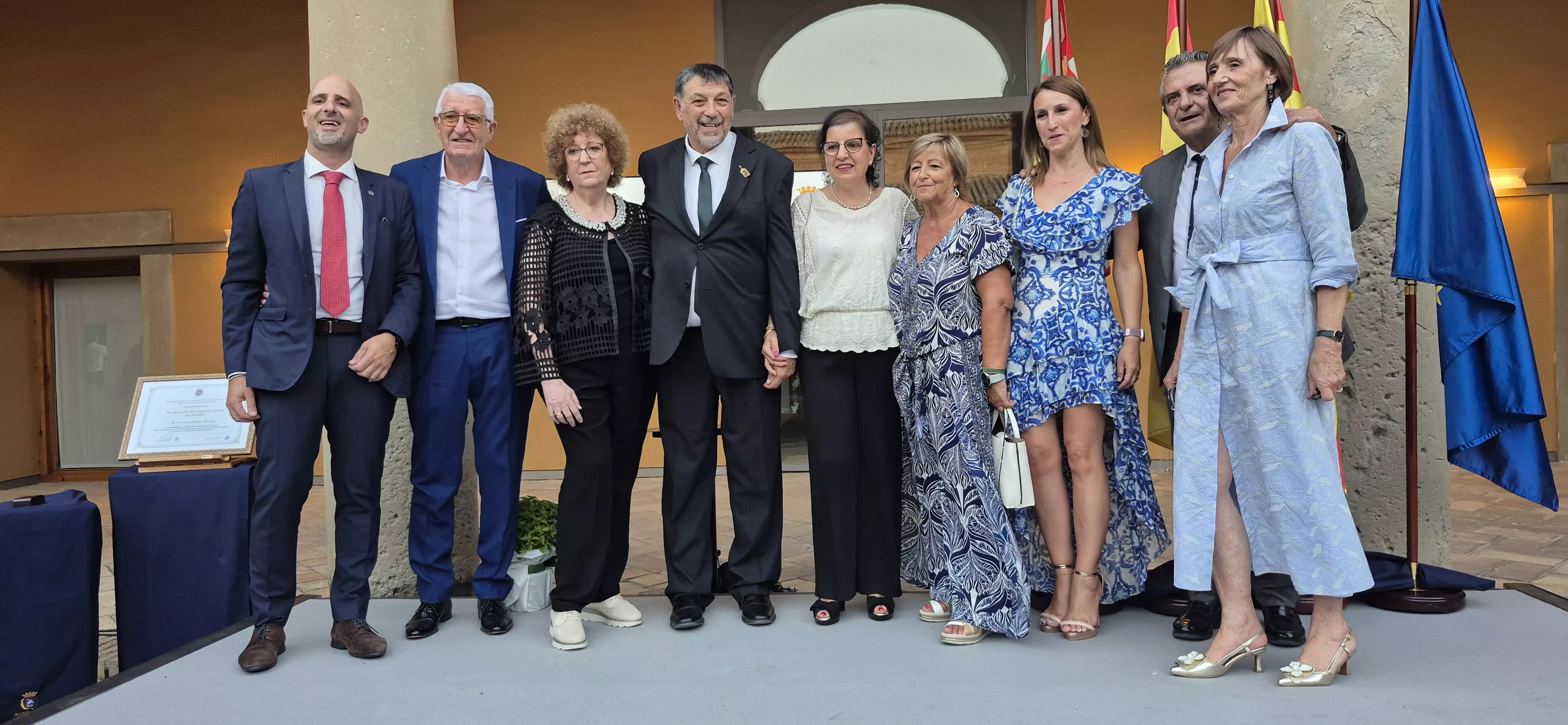 Entrega de la Parrilla de Oro a Ernesto Escar. Foto Myriam Martínez