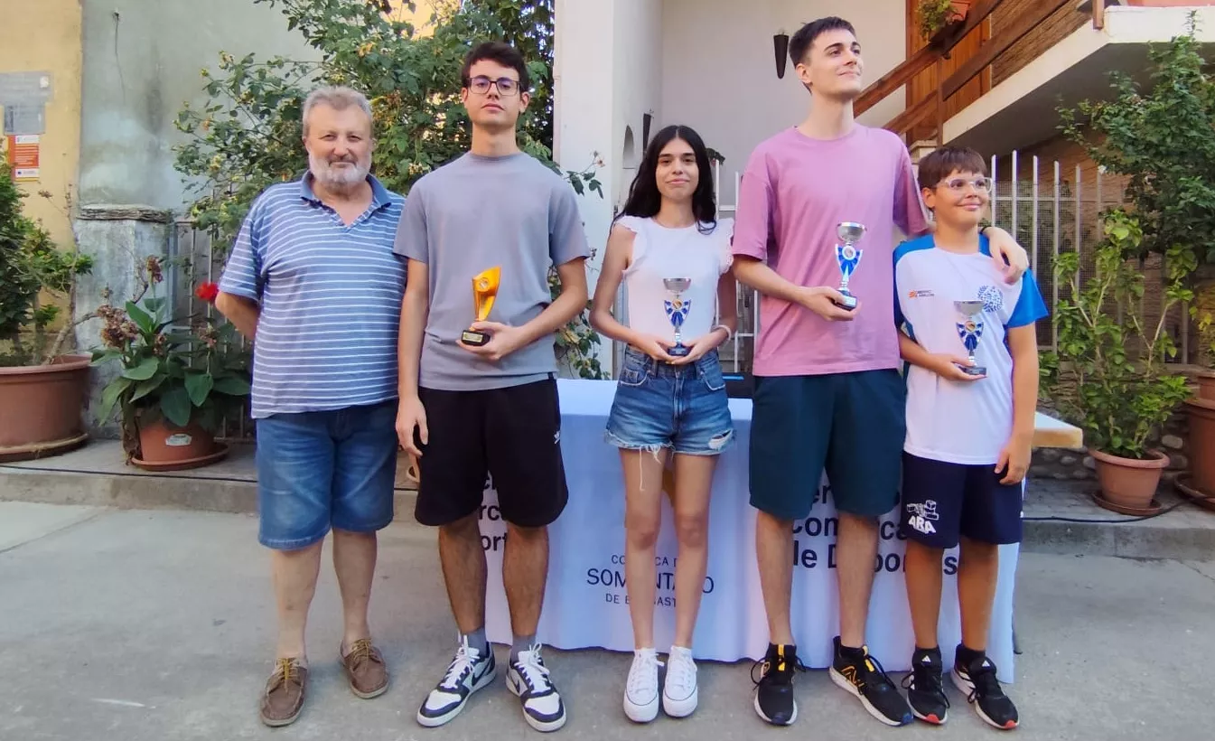 Premiados en la jornada de Berbegal.
