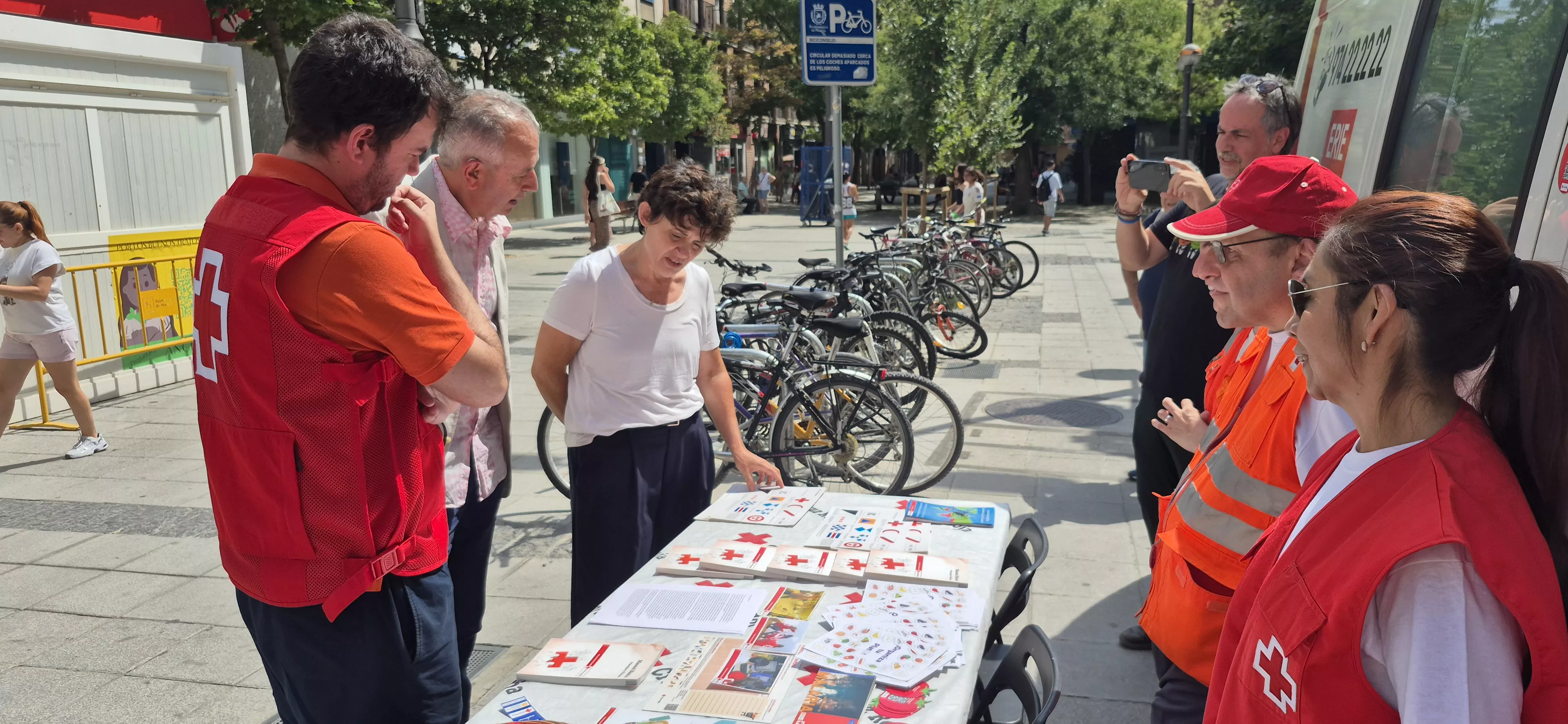 Día Mundial de la Trata de Persona conmemorado en Huesca. Foto Myriam Martínez