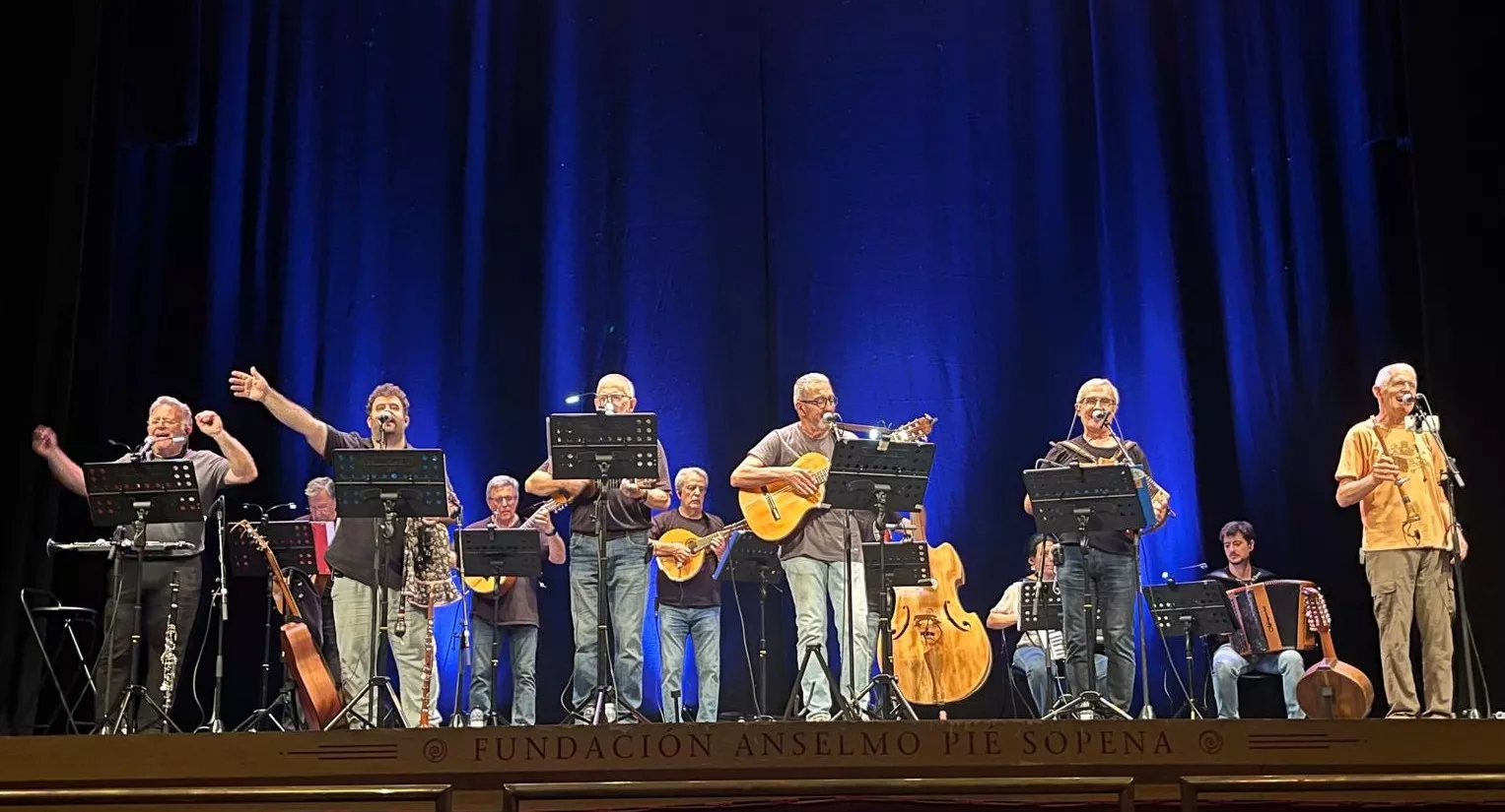 Concierto de Prelaurentis de la Ronda de Boltaña en el Teatro Olimpia. Foto Mercedes Manterola