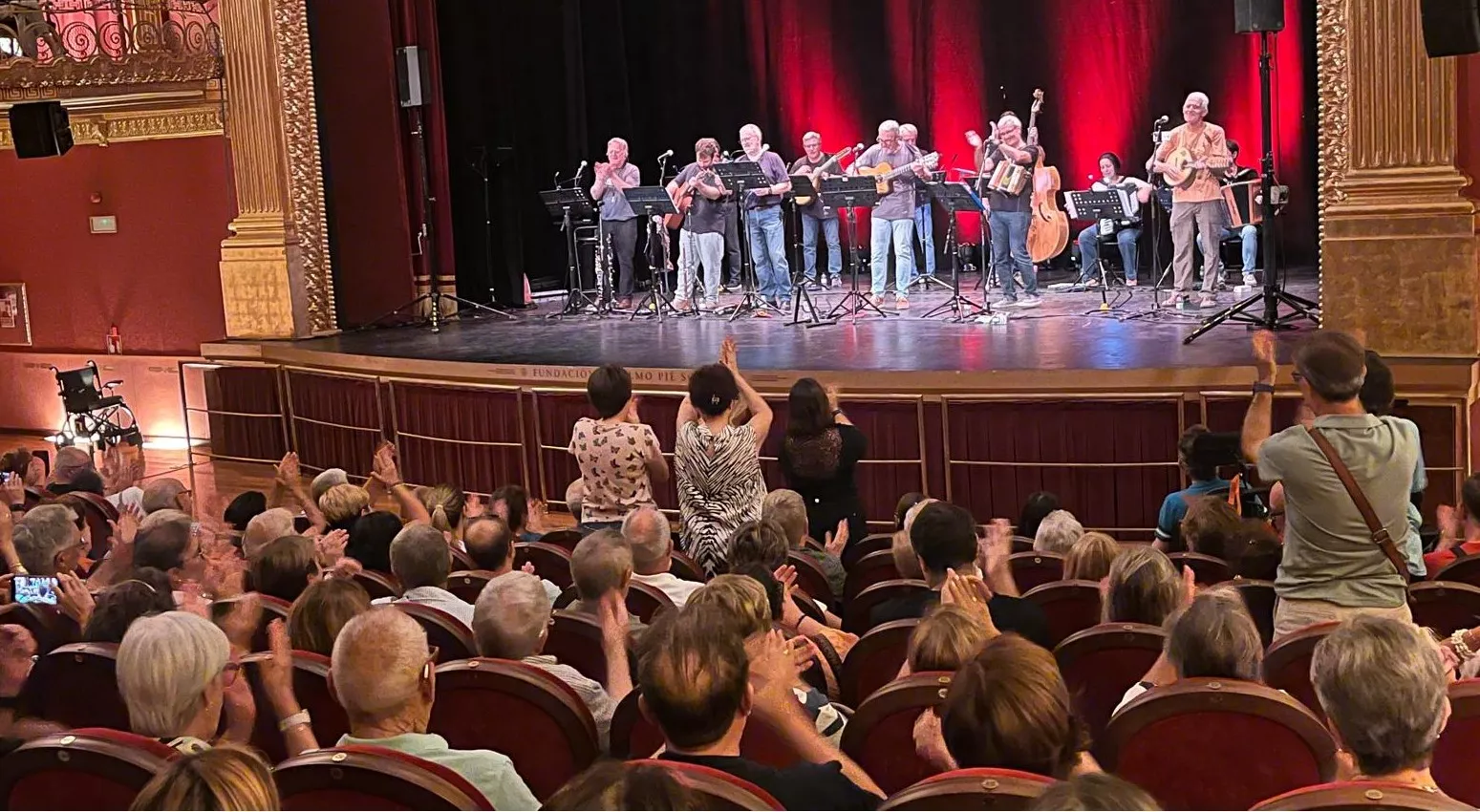 Concierto de Prelaurentis de la Ronda de Boltaña en el Teatro Olimpia. Foto Mercedes Manterola