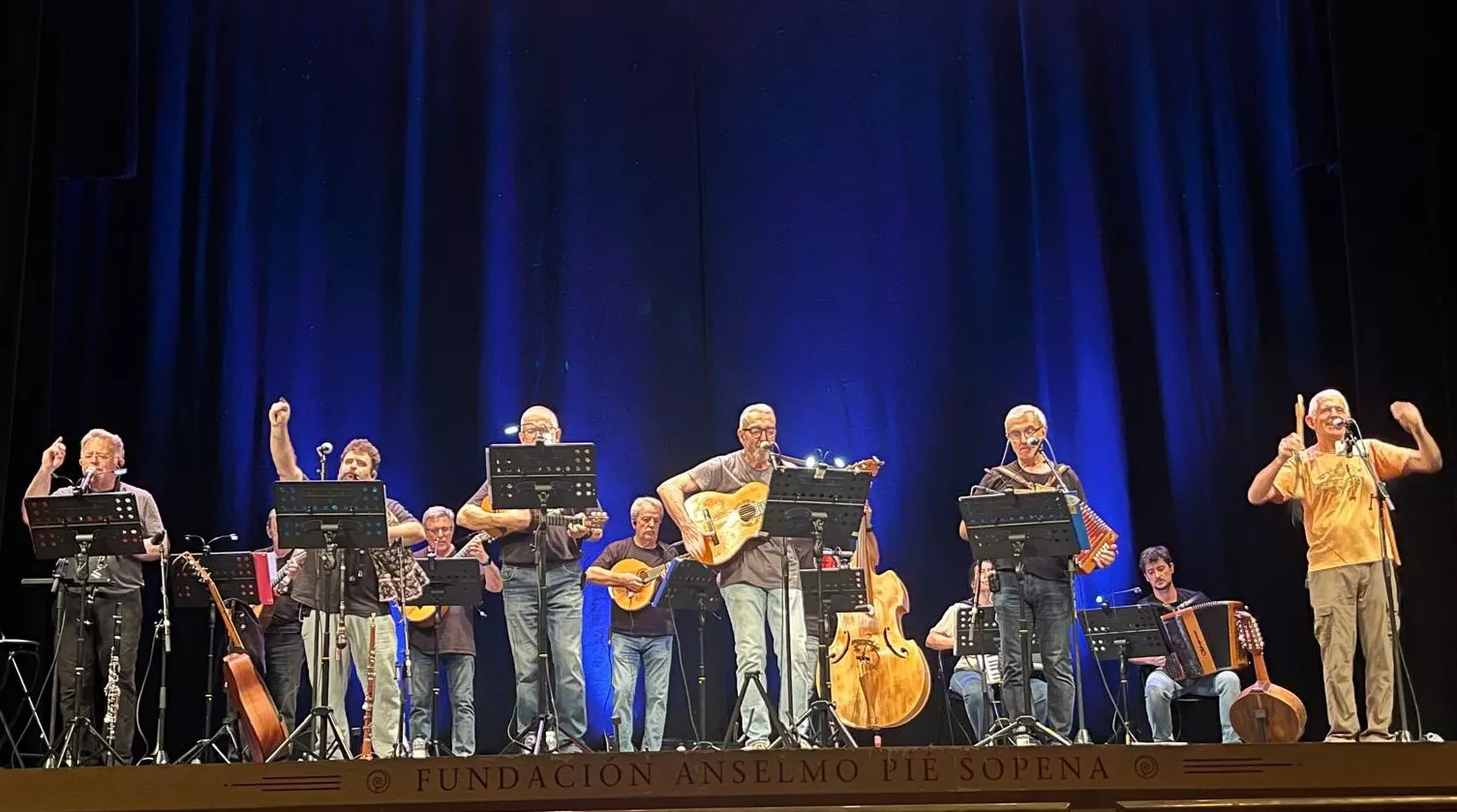 Concierto de Prelaurentis de la Ronda de Boltaña en el Teatro Olimpia. Foto Mercedes Manterola