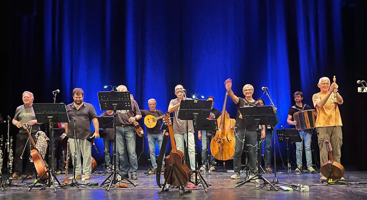 Concierto de Prelaurentis de la Ronda de Boltaña en el Teatro Olimpia. Foto Mercedes Manterola