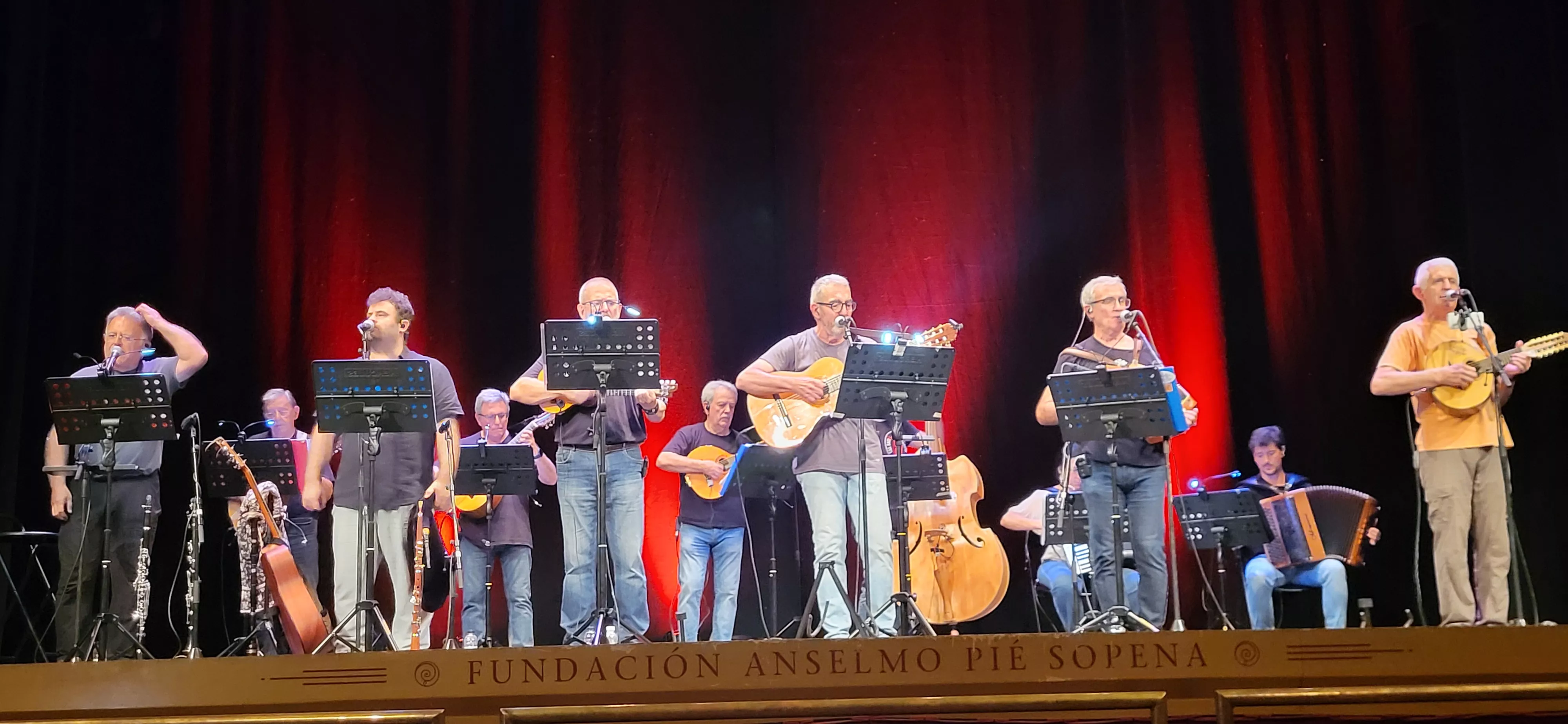 Concierto de Prelaurentis de la Ronda de Boltaña en el Teatro Olimpia. Foto Mercedes Manterola