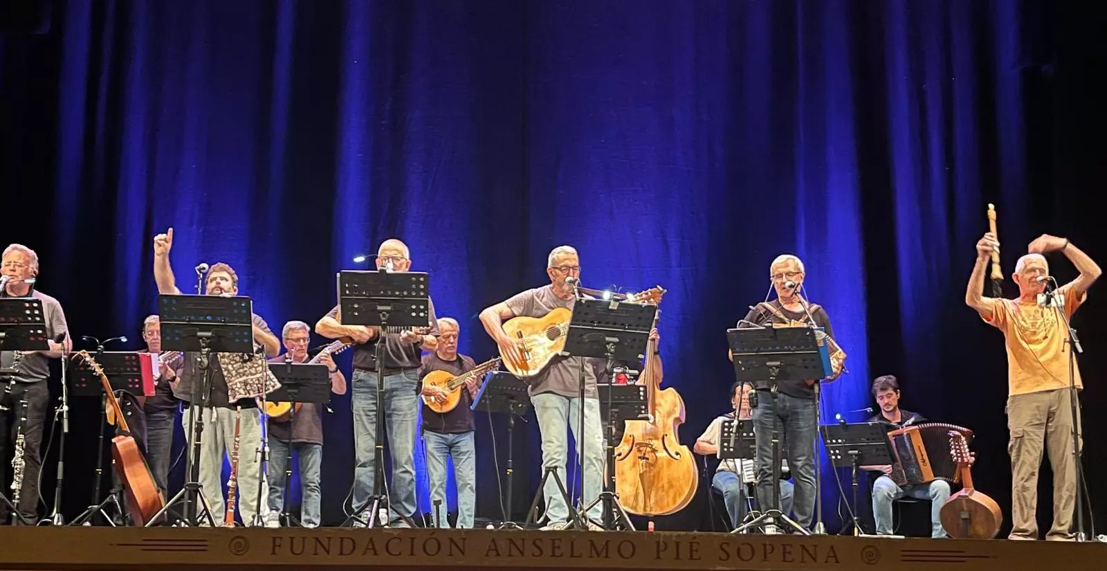 Concierto de Prelaurentis de la Ronda de Boltaña en el Teatro Olimpia. Foto Mercedes Manterola