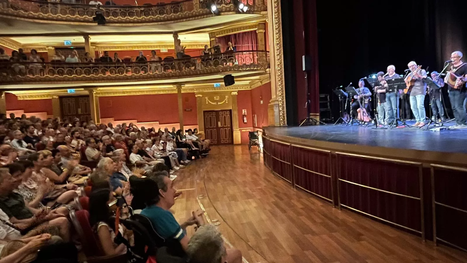 Concierto de Prelaurentis de la Ronda de Boltaña en el Teatro Olimpia. Foto Mercedes Manterola