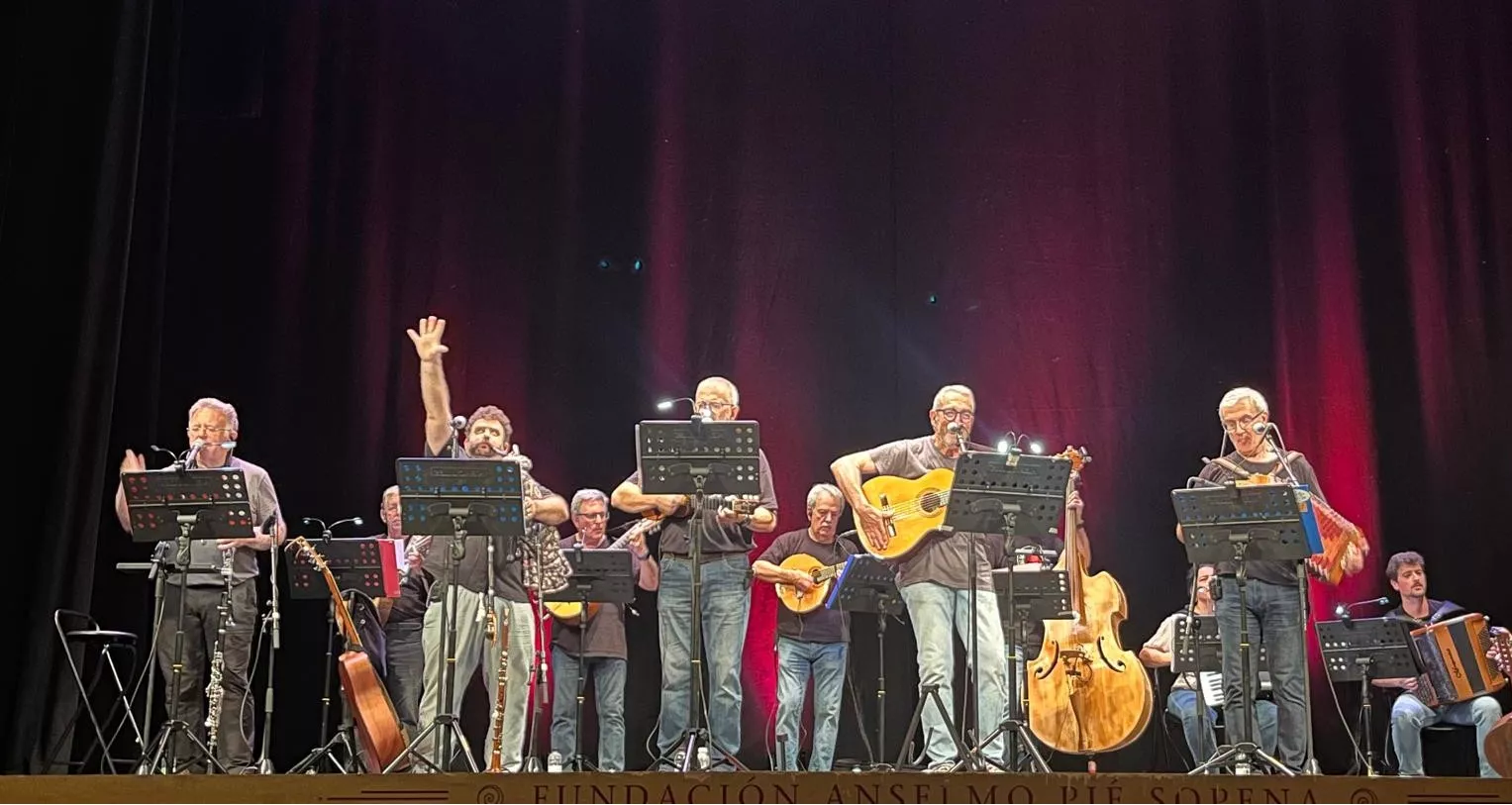 Concierto de Prelaurentis de la Ronda de Boltaña en el Teatro Olimpia. Foto Mercedes Manterola