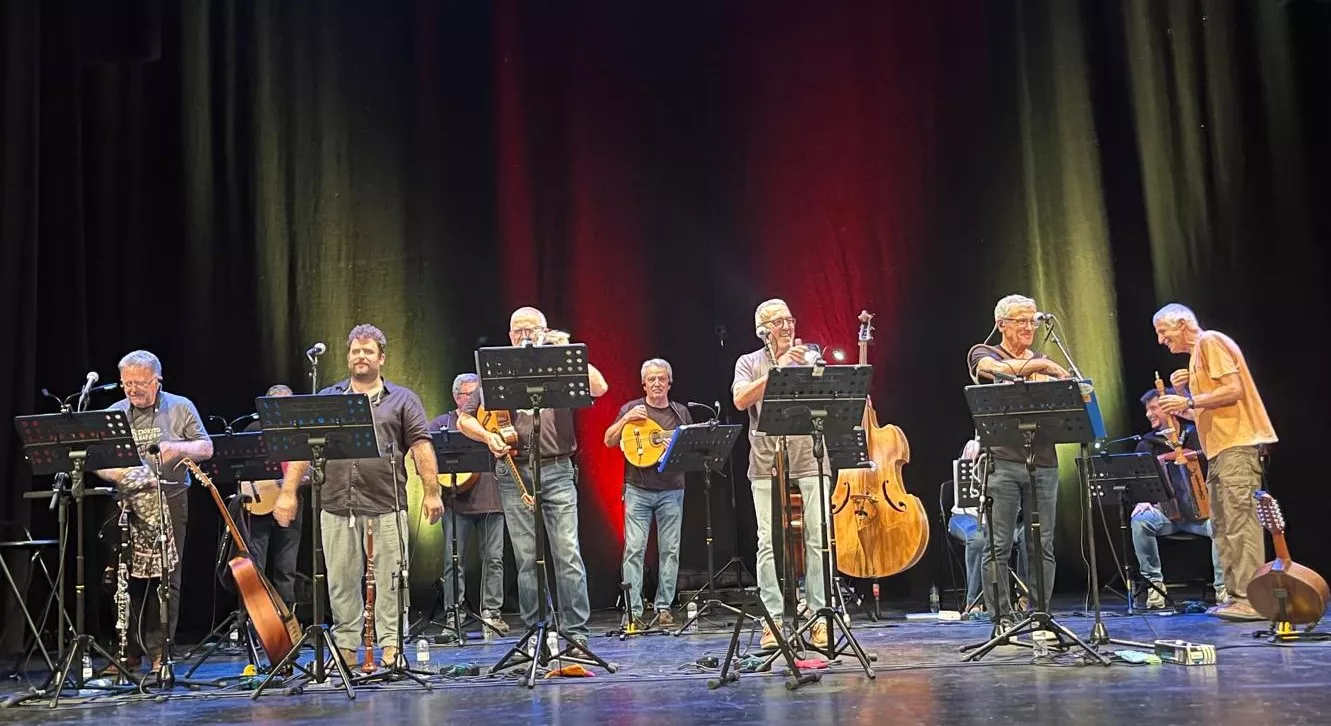 Concierto de Prelaurentis de la Ronda de Boltaña en el Teatro Olimpia. Foto Mercedes Manterola