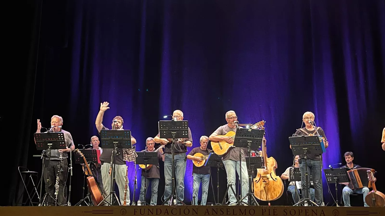Concierto de Prelaurentis de la Ronda de Boltaña en el Teatro Olimpia. Foto Mercedes Manterola