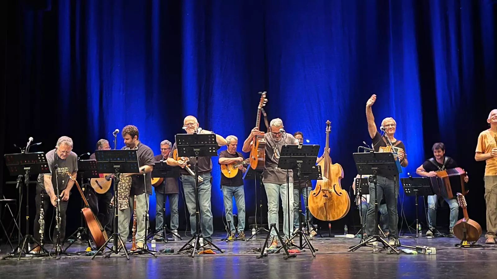 Concierto de Prelaurentis de la Ronda de Boltaña en el Teatro Olimpia. Foto Mercedes Manterola