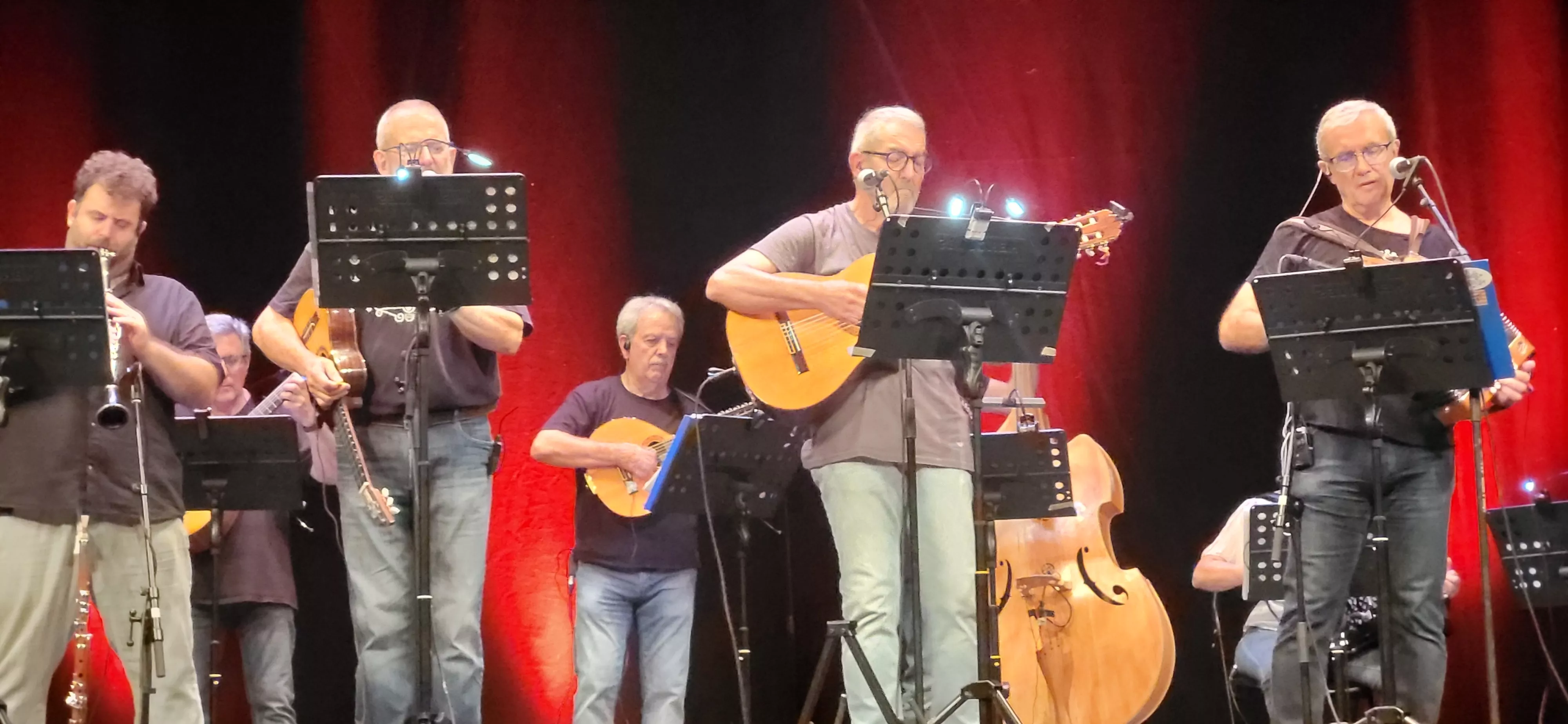 Concierto de Prelaurentis de la Ronda de Boltaña en el Teatro Olimpia. Foto Mercedes Manterola