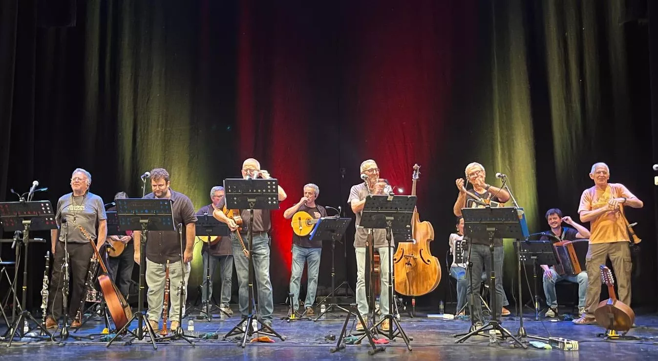Concierto de Prelaurentis de la Ronda de Boltaña en el Teatro Olimpia. Foto Mercedes Manterola