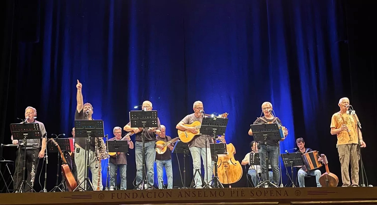Concierto de Prelaurentis de la Ronda de Boltaña en el Teatro Olimpia. Foto Mercedes Manterola
