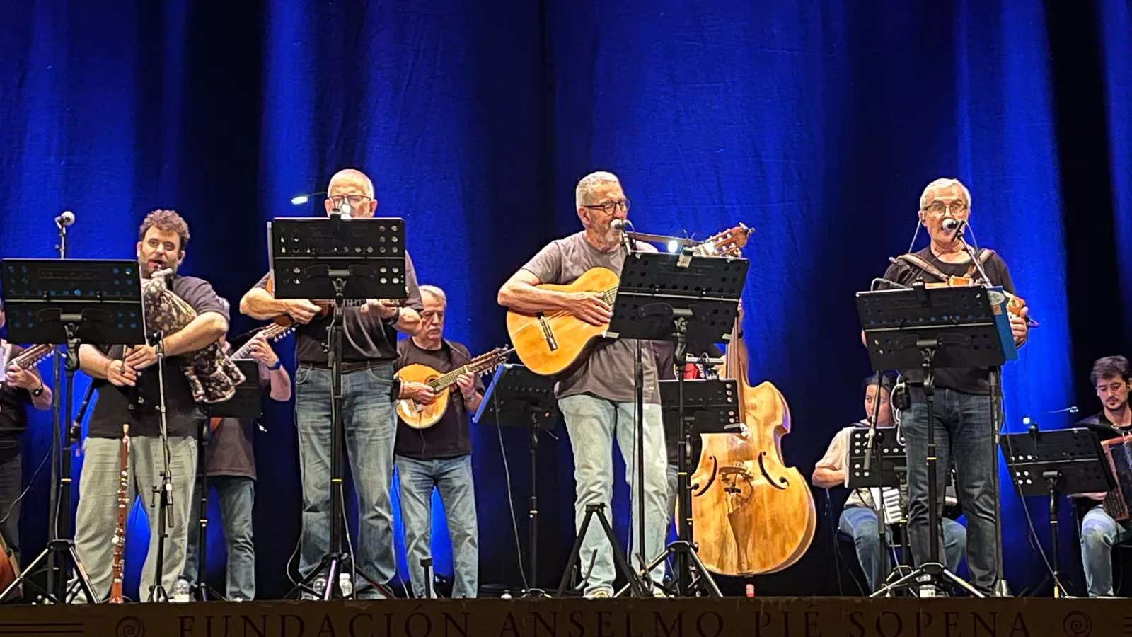 Concierto de Prelaurentis de la Ronda de Boltaña en el Teatro Olimpia. Foto Mercedes Manterola