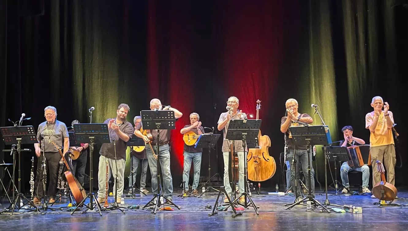 Concierto de Prelaurentis de la Ronda de Boltaña en el Teatro Olimpia. Foto Mercedes Manterola