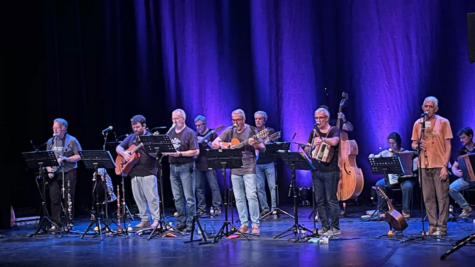 Concierto de Prelaurentis de la Ronda de Boltaña en el Teatro Olimpia. Foto Mercedes Manterola