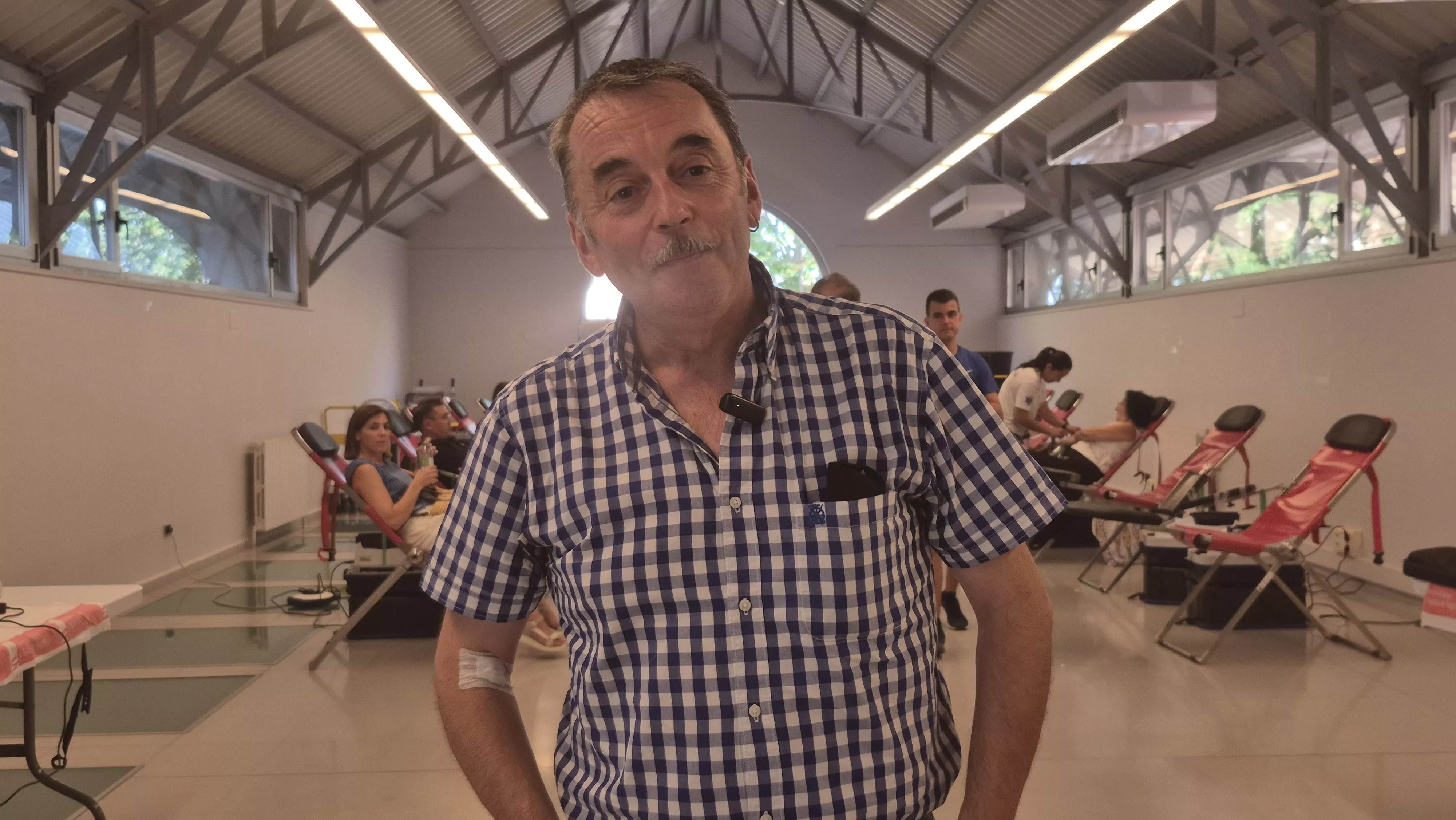 Javier Ruiz. III Prelaurentis Solidario de Donación de Sangre. Foto Myriam Martínez