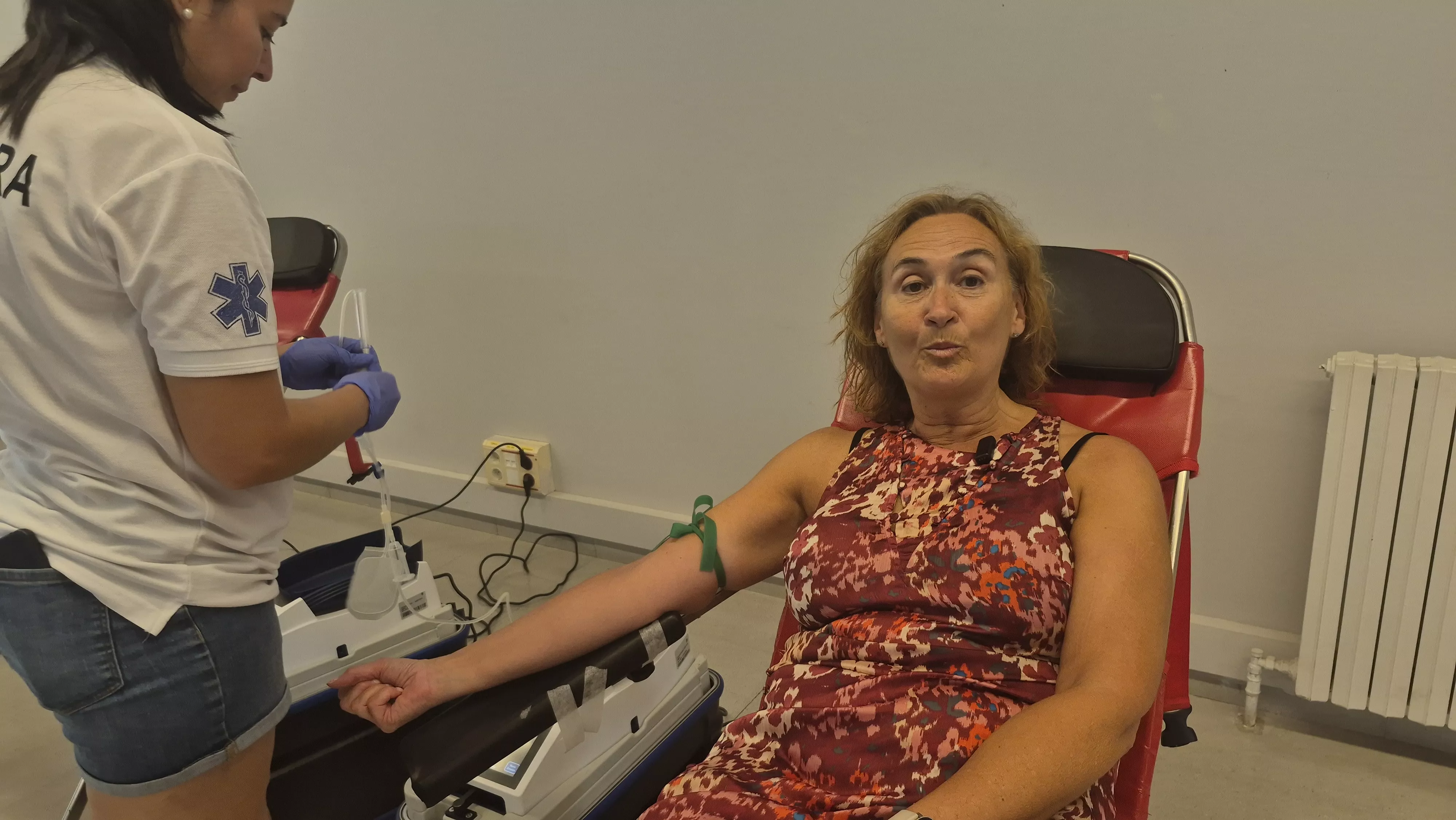 Olga Alastruey. III Prelaurentis Solidario de Donación de Sangre. Foto Myriam Martínez