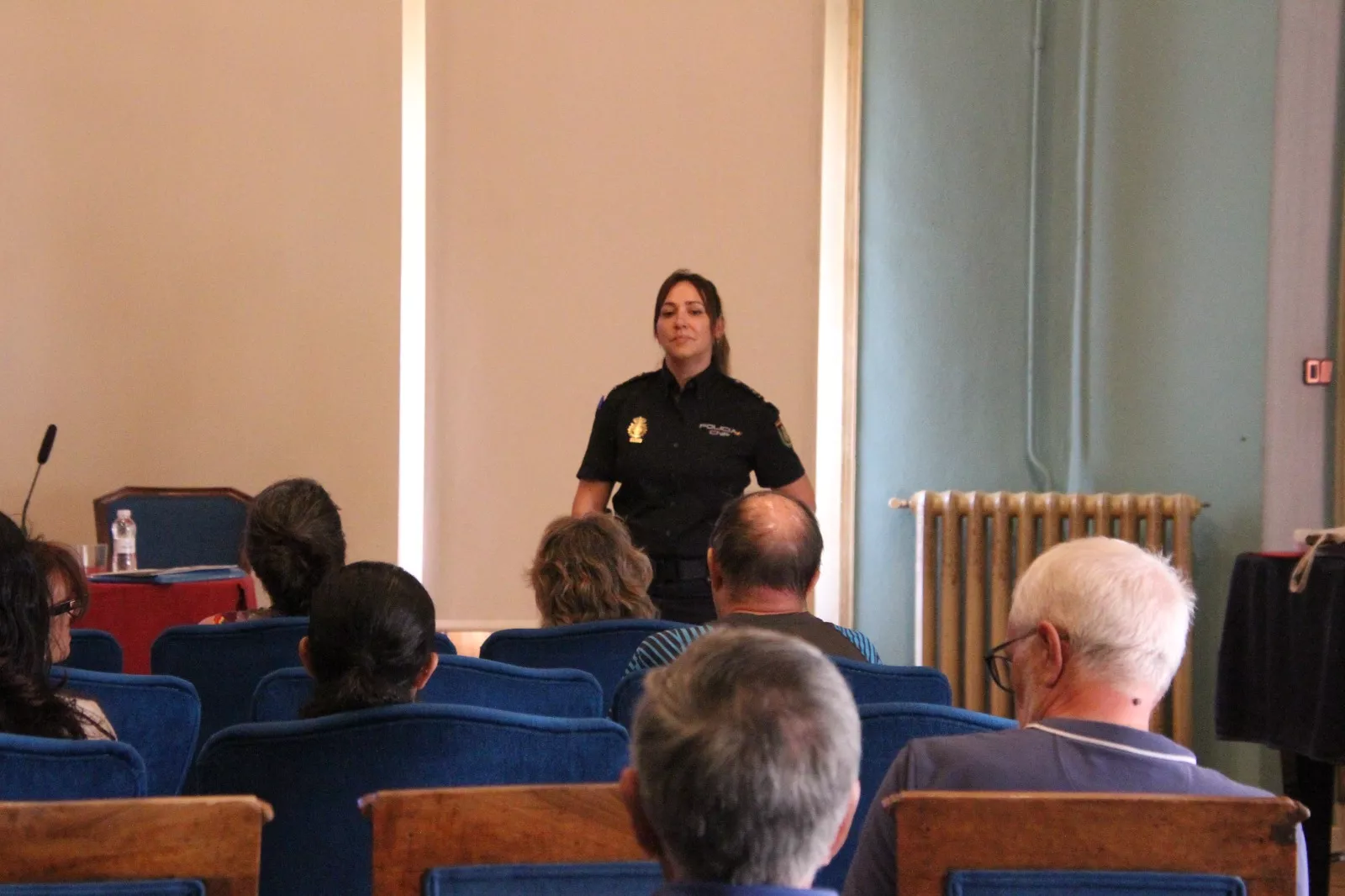 Mar Gil. Charla de la Policía Nacional y la Guardia Civil sobre la trata. Foto Carlos Neofato