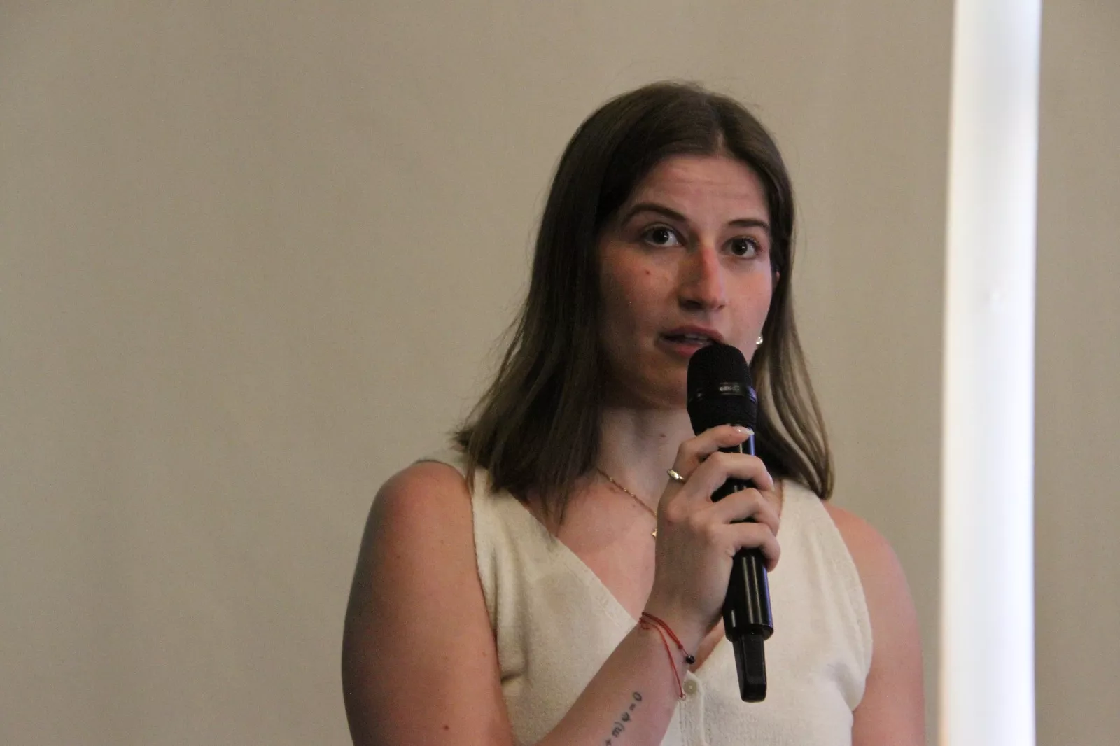 Adela Ocenic. Charla de la Policía Nacional y la Guardia Civil sobre la trata. Foto Carlos Neofato