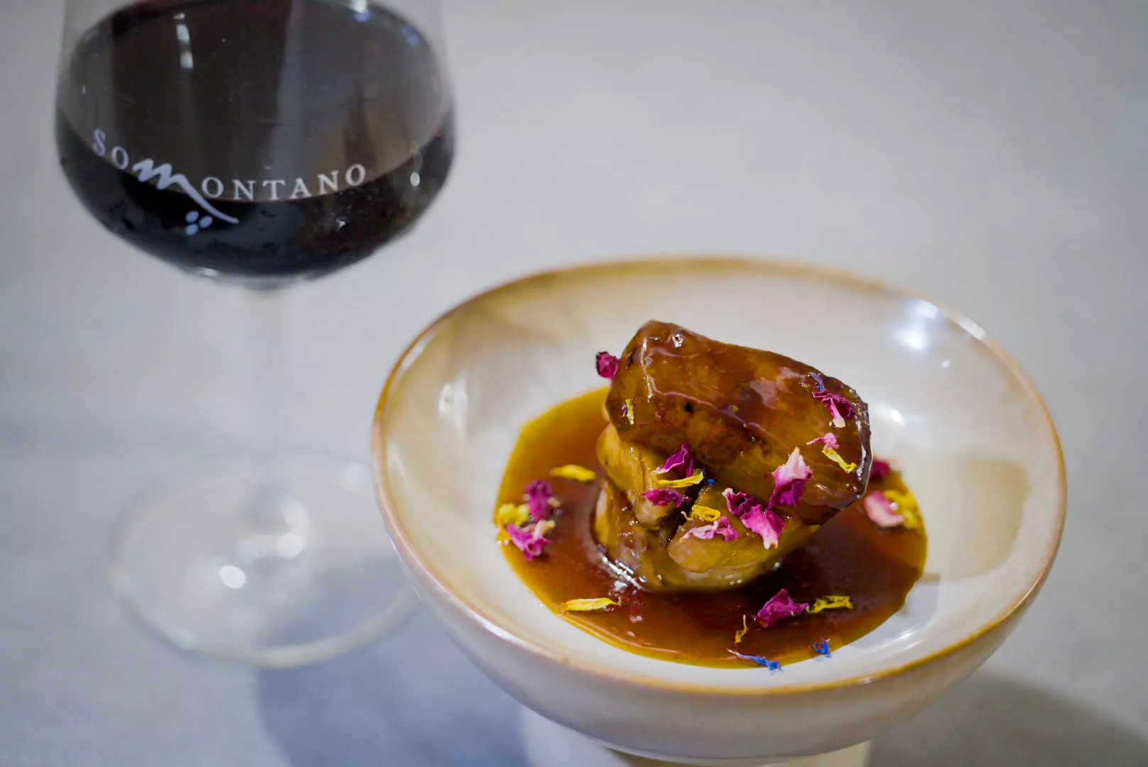 Melosa papada y oscense pollito del Restaurante Las Torres, Mejor Tapa de la Muestra Gastronómica del Somontano.jpeg