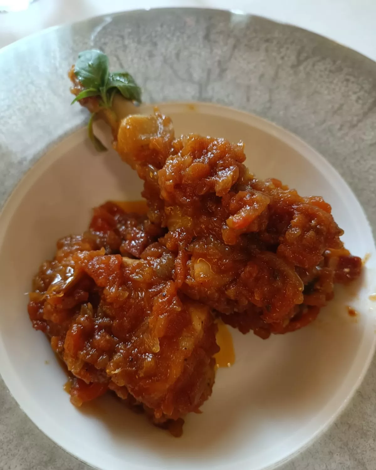 Pollo al Chilindrón del Concurso de Sommos y Asociación de Hostelería
