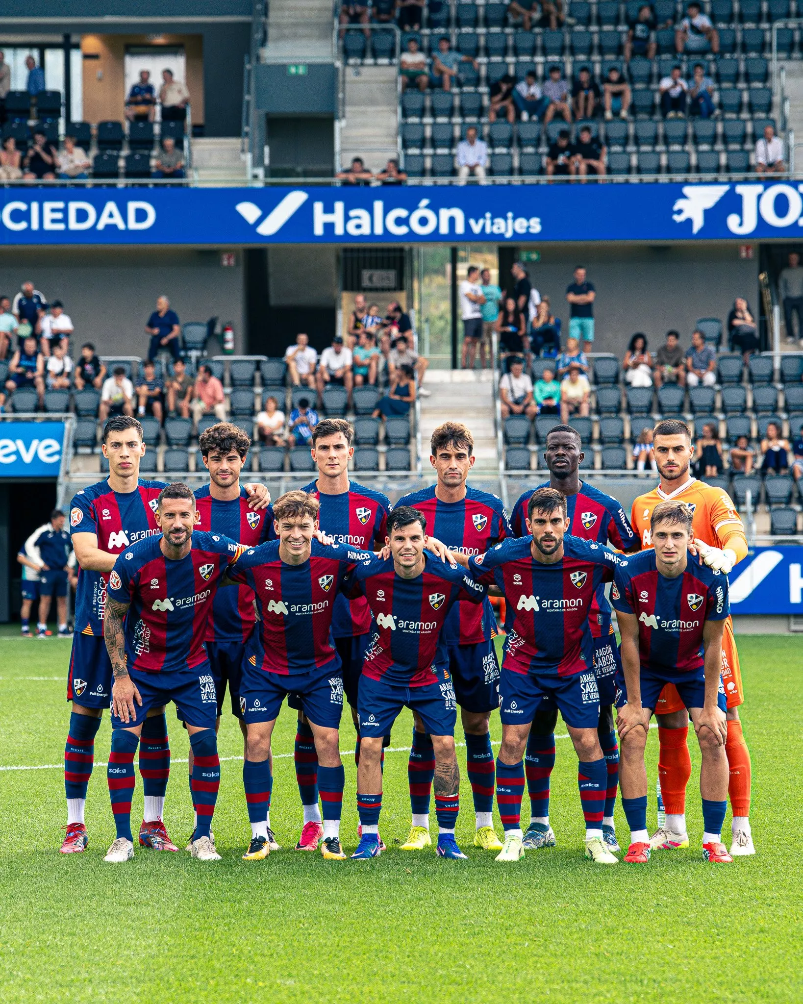 Once del Huesca en Zubieta ante la Real Sociedad B Once del Huesca en Zubieta ante la Real Sociedad B