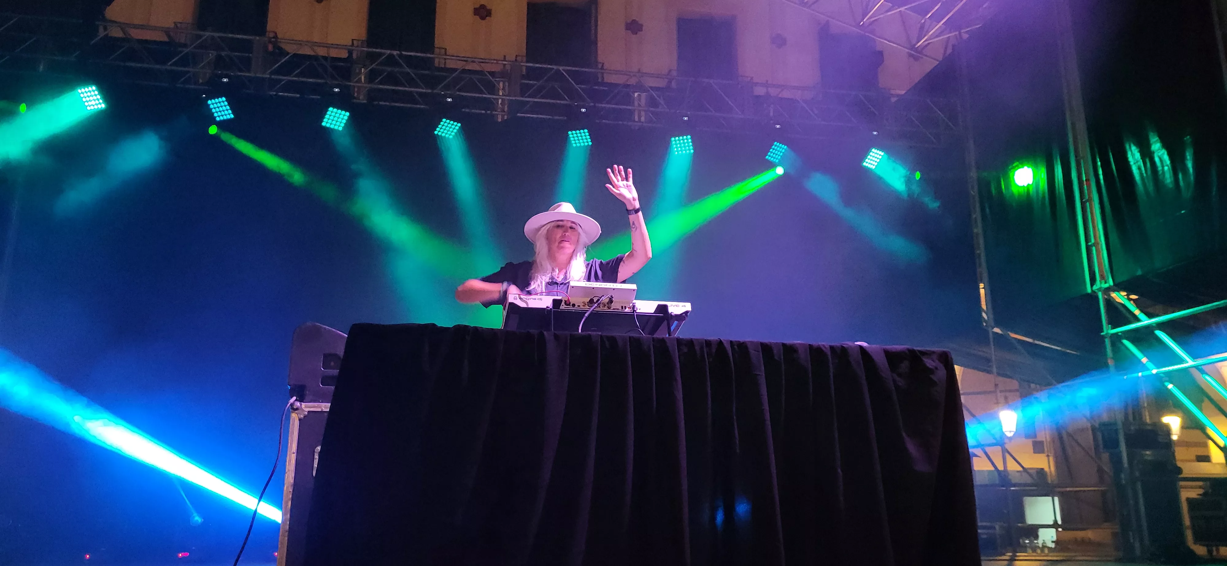 Salas DJ en Huesca en Tránsito. Foto Mercedes Manterola