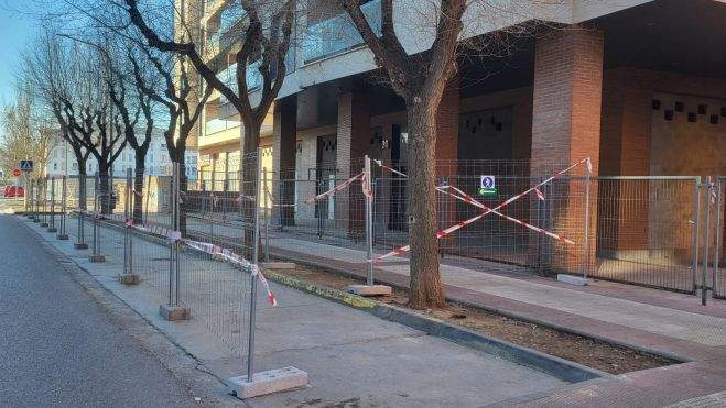 Edificio de Masari en Doña Sancha de Huesca. Edificio de Masari en Doña Sancha de Huesca.
