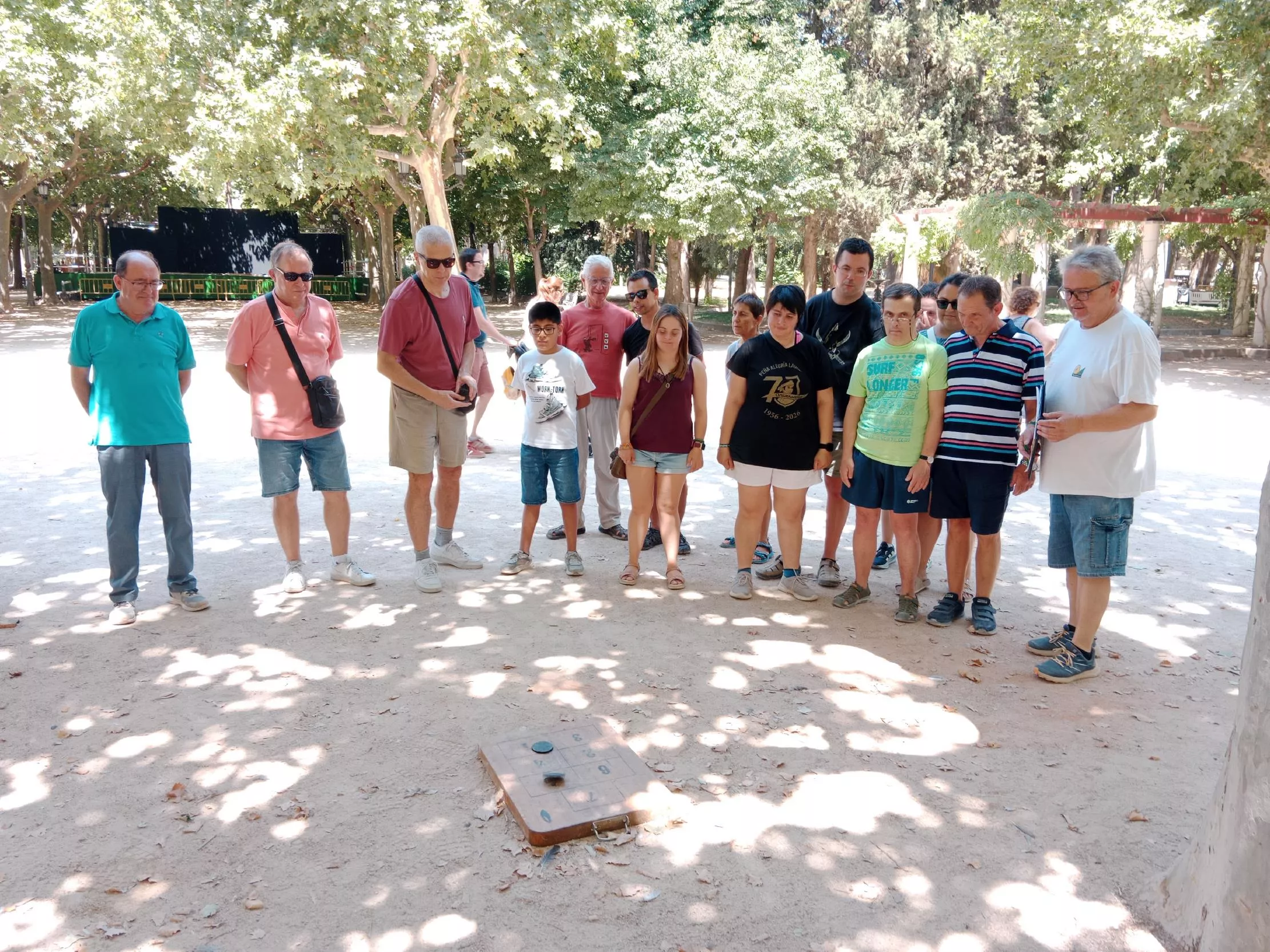 Juegos tradicionales en Huesca, siete y medio.