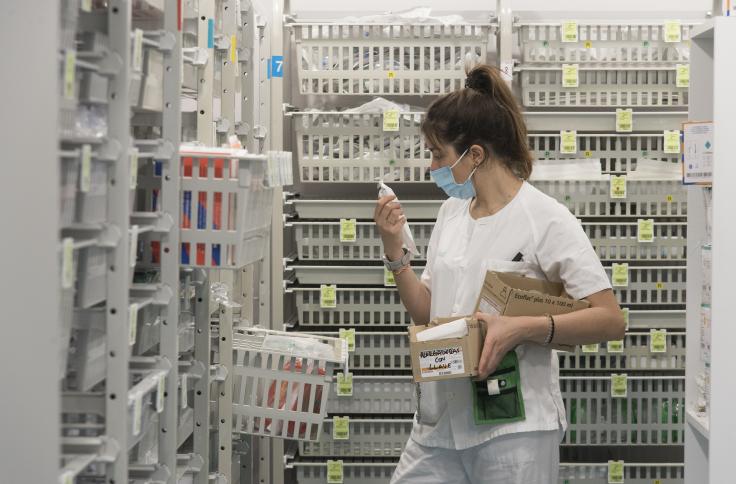 Imágenes de las nuevas urgencias del Hospital San Jorge ya en funcionamiento. Foto GA