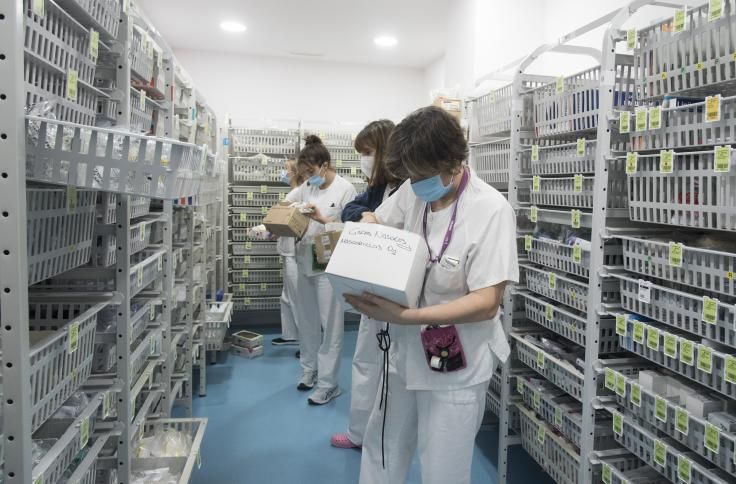 Imágenes de las nuevas urgencias del Hospital San Jorge ya en funcionamiento. Foto GA