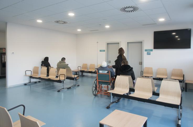 Imágenes de las nuevas urgencias del Hospital San Jorge ya en funcionamiento. Foto GA