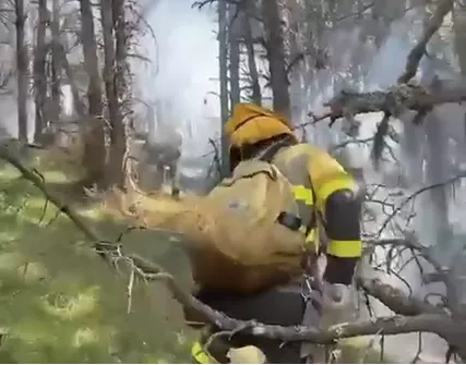 El incendio de Seira seguirá activo varios días por la dificultad del terreno.