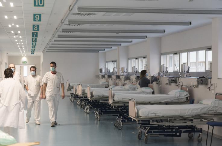 Imágenes de las nuevas urgencias del Hospital San Jorge ya en funcionamiento. Foto GA