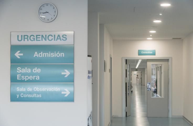Imágenes de las nuevas urgencias del Hospital San Jorge ya en funcionamiento. Foto GA
