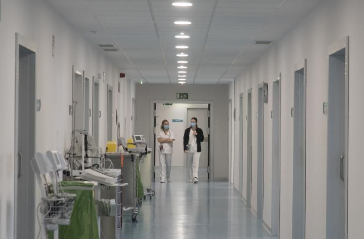 Imágenes de las nuevas urgencias del Hospital San Jorge ya en funcionamiento. Foto GA
