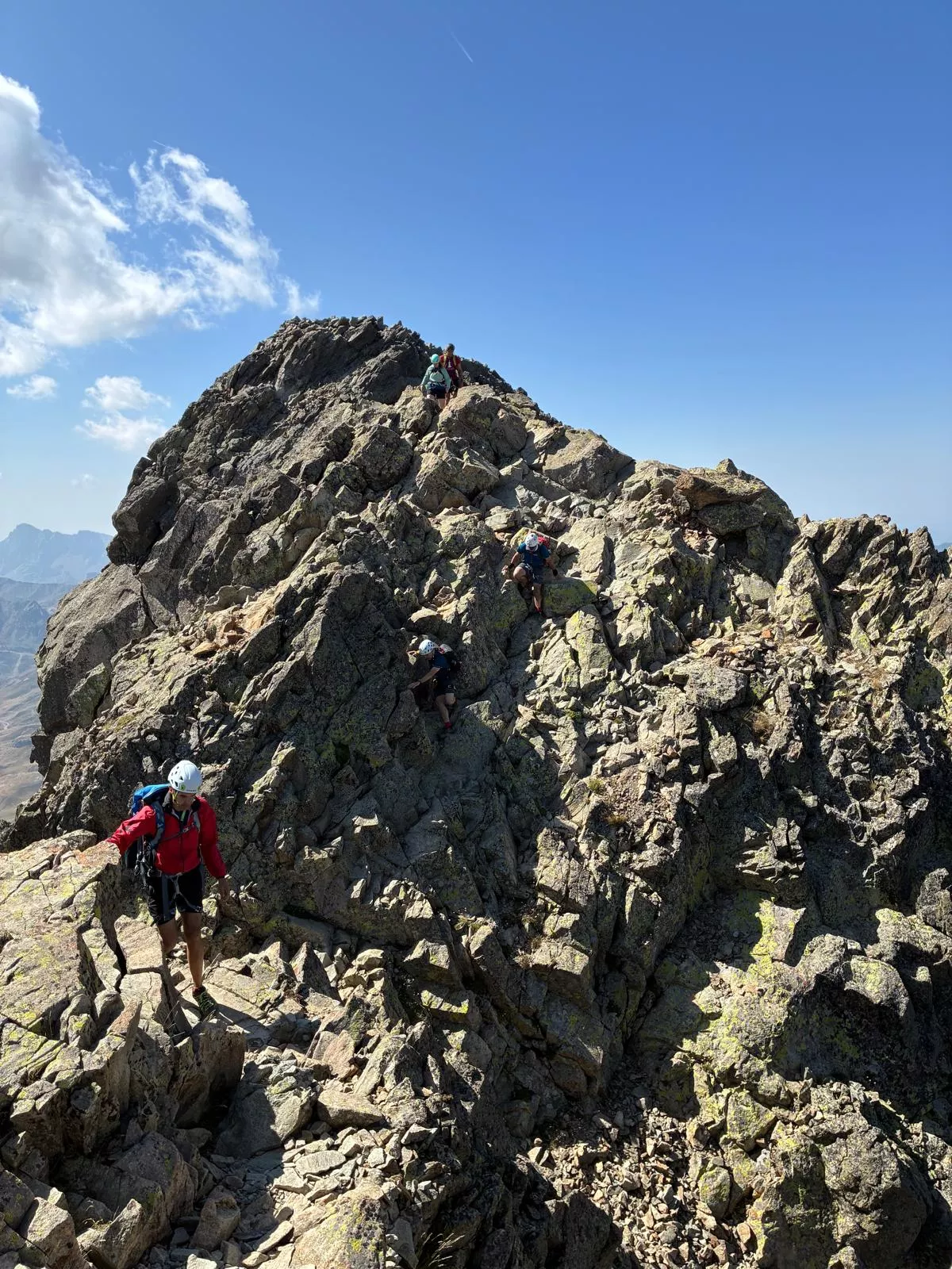 Ascenso del Grupo de Alto Nivel de los Javieres al pico Midi d'Osseau