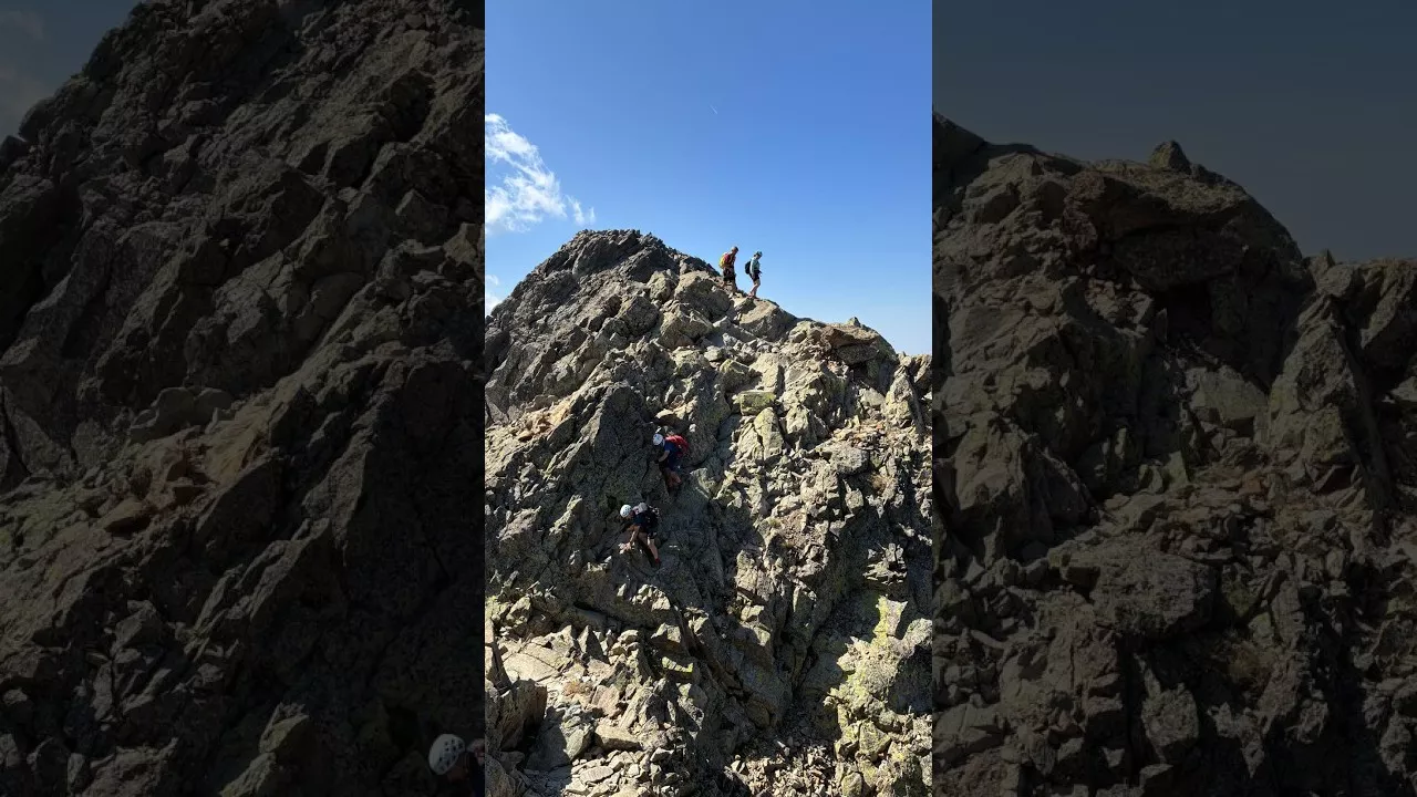 Ascensión al Pico Midi d'Osseau francés (2884 metros) del Grupo de Alto Nivel Javieres de Huesca