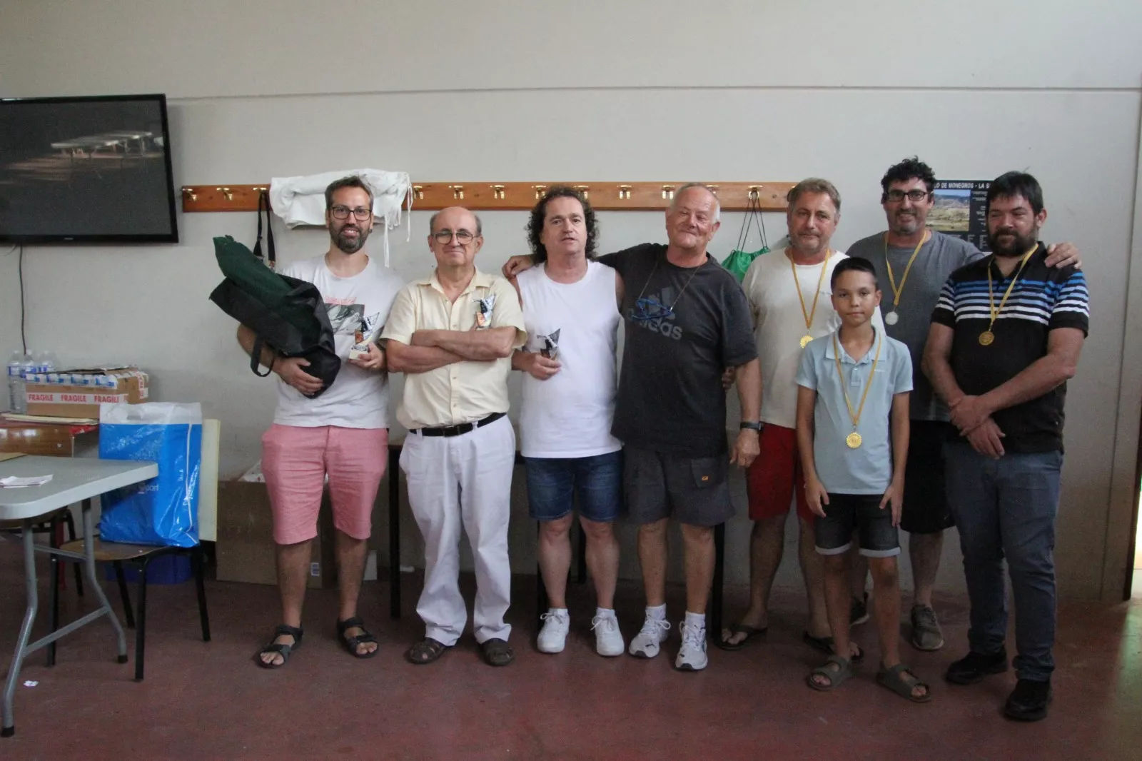 Foto de familia de los premiados. Foto: Carlos Neofato.