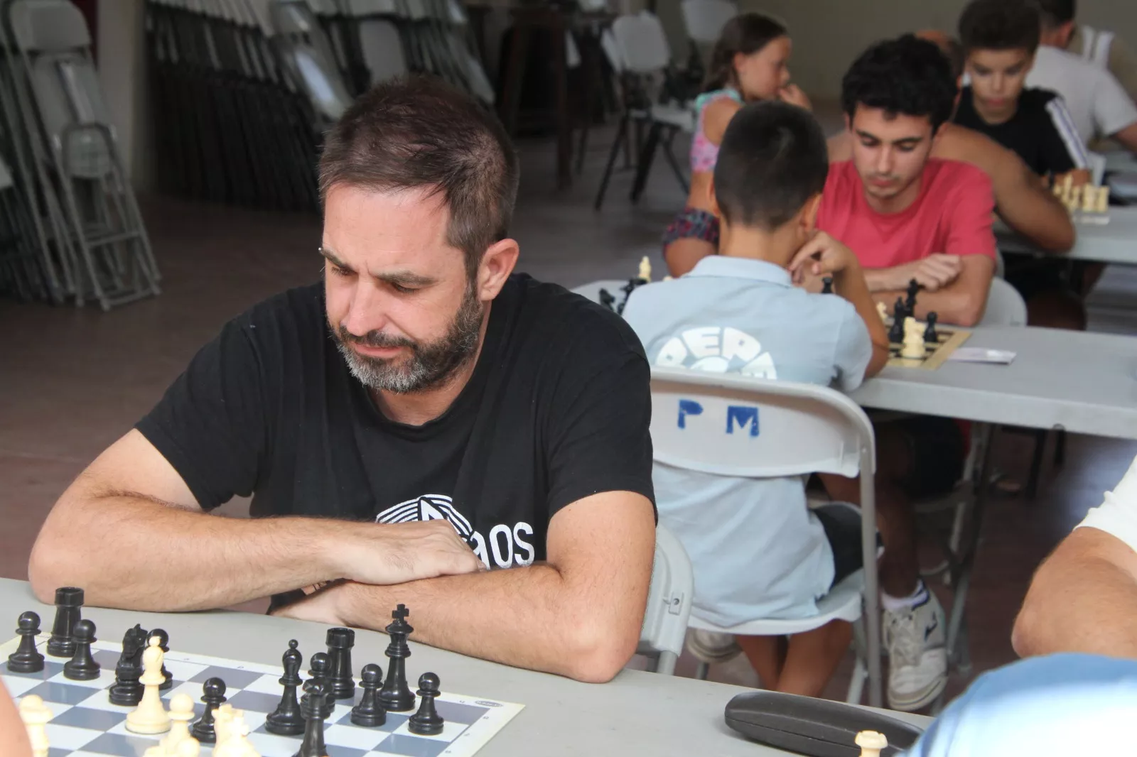I Torneo de Ajedrez de Pallaruelo de Monegros. Foto: Carlos Neofato