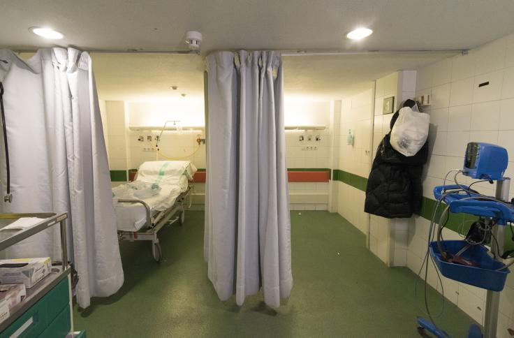 Imagen de las viejas urgencias del Hospital San Jorge. Foto GA