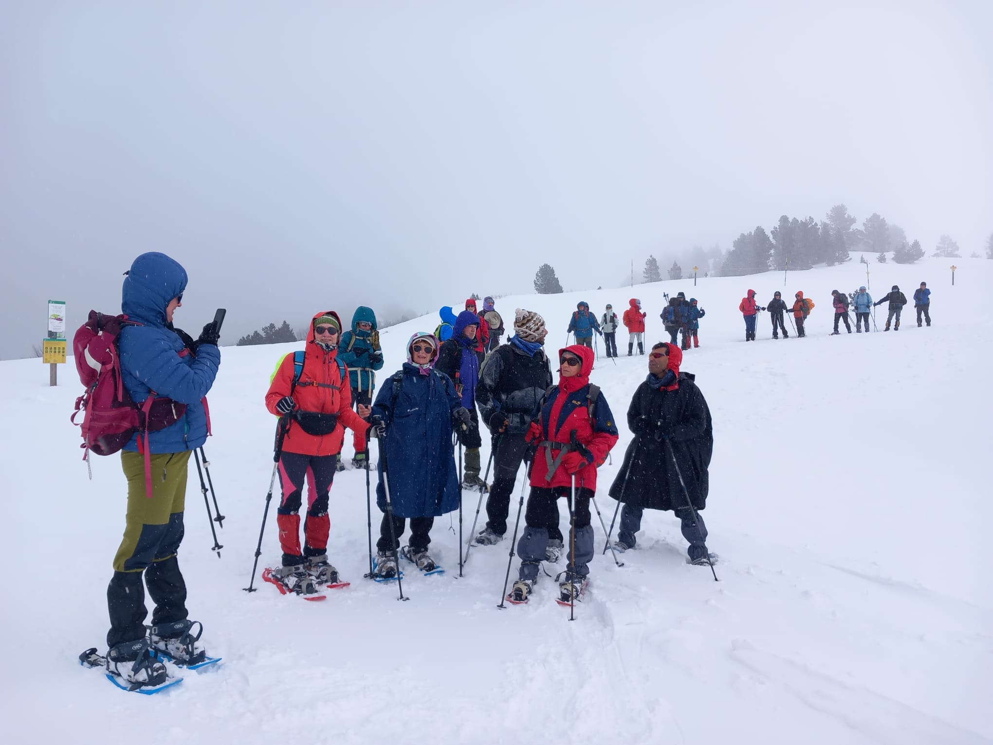 Travesía con raquetas por el Somport. Foto Alfredo Zazo